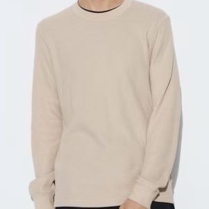 Uniqlo - Waffle Crew Neck Long-Sleeve T-Shirt - Unworn